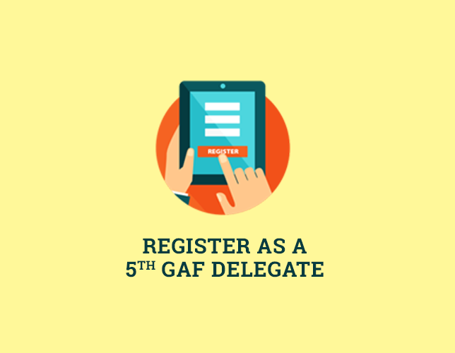 register as a 5th gaf delegate